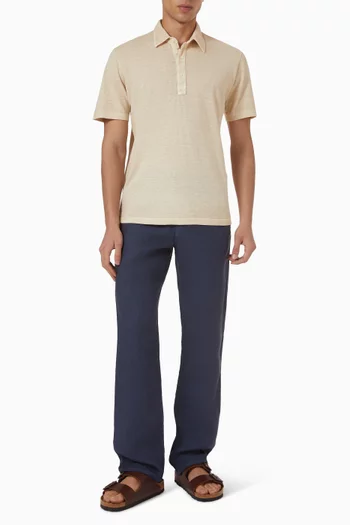 Polo Shirt in Linen