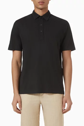 Polo Shirt in Linen