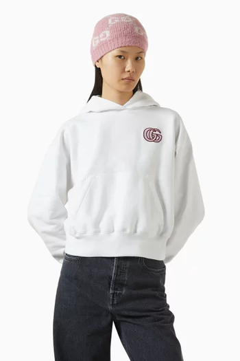 قبعة بيني بشعار حرفي GG مزيج ألباكا