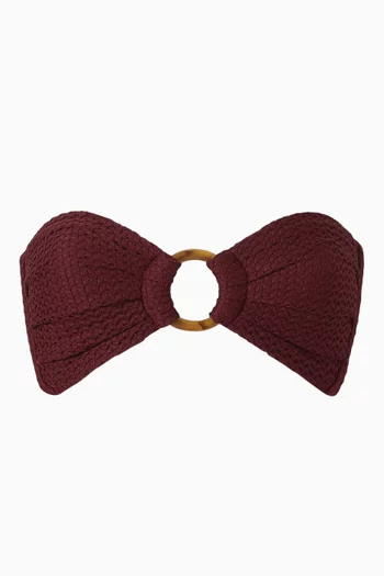 قطعة بيكيني علوية توري بتصميم باندو كروشيه