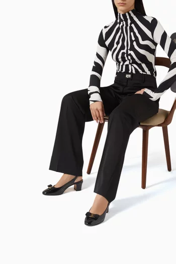 Vetty 55 Slingback Pumps in Naplak Leather