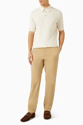 Polo Neck Sweater in Silk