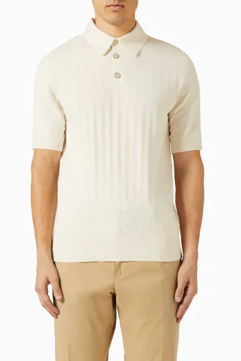 Polo Neck Sweater in Silk