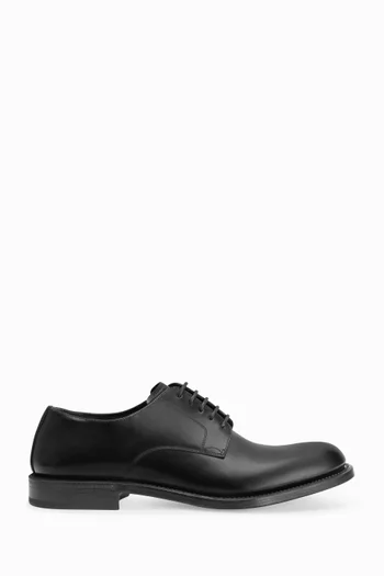 Derby Shoes in Brushed Calfskin