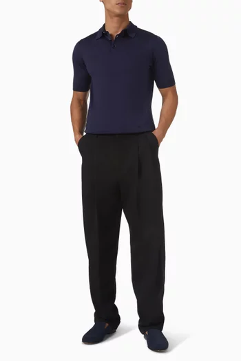 Polo Shirt in Cotton-knit