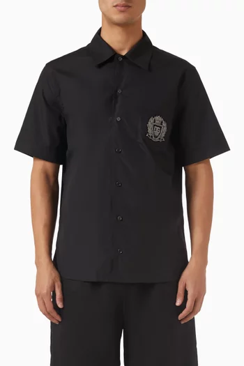 قميص هاواي قطن بوبلين