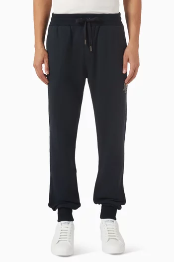 Heraldic Logo-patch Sweatpants in Cotton-jersey