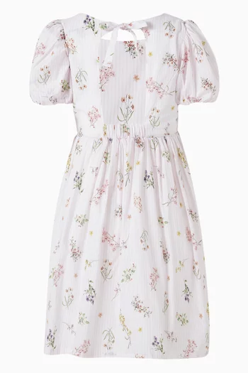 فستان صيفي ميرا بنقشة قطن