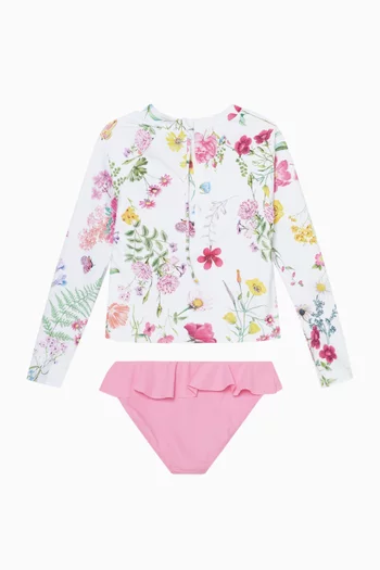 طقم بيكيني أيفي مزين بنقشة