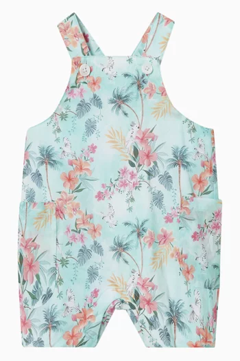 Milana Print Playsuit in Cotton
