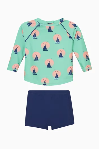 Jarvis Print Swim Set