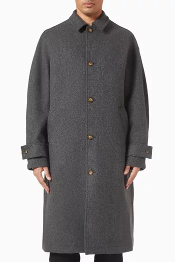 Pine Coat in Wool-blend