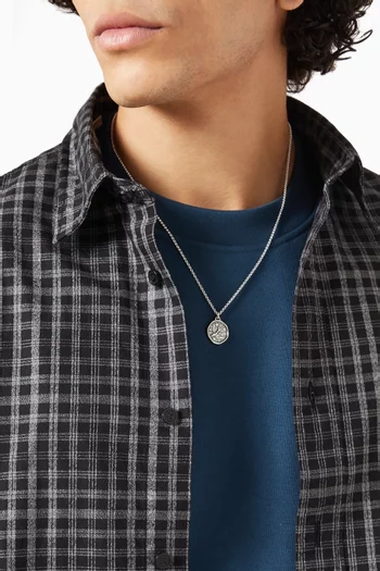 Swallow Talisman Necklace in Sterling Silver