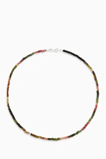 Mixed Rainbow Tourmaline Necklace
