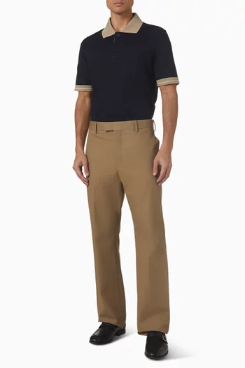 Polo Shirt in Cotton Pique