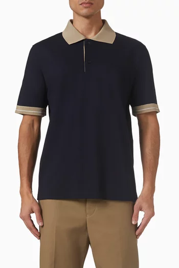 Polo Shirt in Cotton Pique