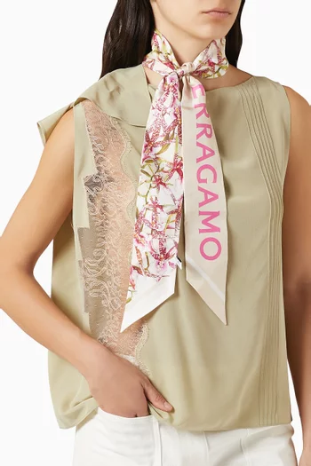 وشاح باندو بنقشة جايا حرير