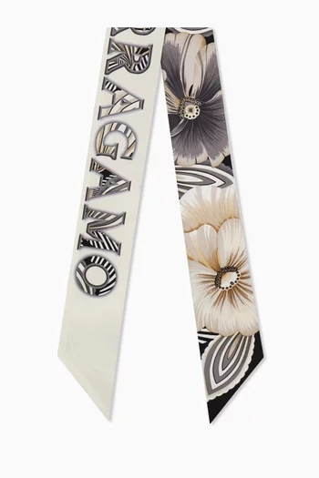 وشاح بنقشة بريزا حرير