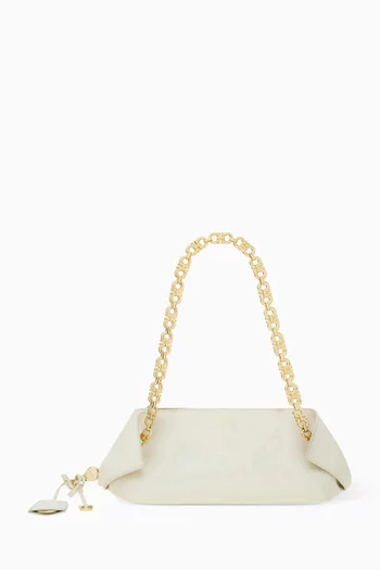 Folded Shoulder Bag in Calfskin