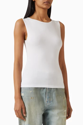 South Beverly Boatneck Tank Top