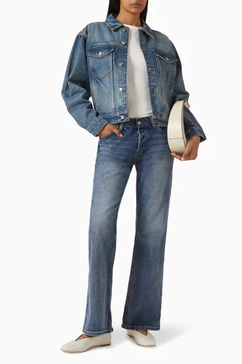 Carter Cap-sleeve T-shirt in Cotton