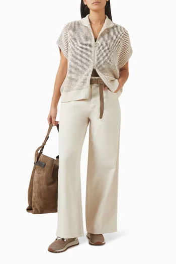 Relaxed-fit Monili Pants in Denim