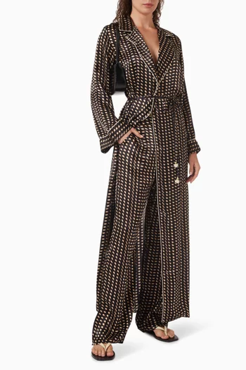 Santo Tomas Pants in Silk-satin