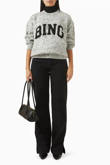 سترة سيدني بفتحة رقبة مستديرة مزيج ألبكة