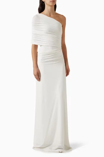 فستان شانتال بكتف مكشوف