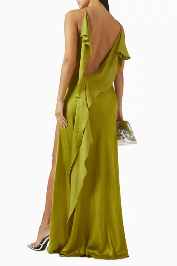 فستان أوديسا بفتحة فيسكوز رايون