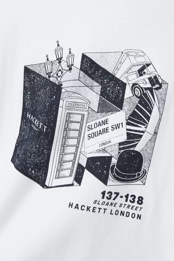 H Building Logo T-shirt in Cotton-jersey