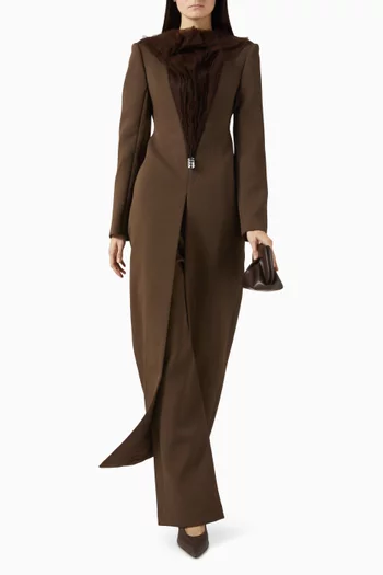 Carmen Coat in Twill Suiting