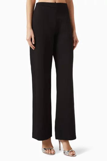 Carmelia Straight-leg Pants in Twill Suiting