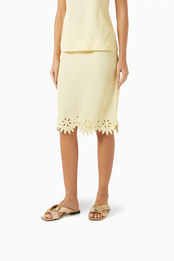 حذاء رايف بكعب مسطح جلد لامع