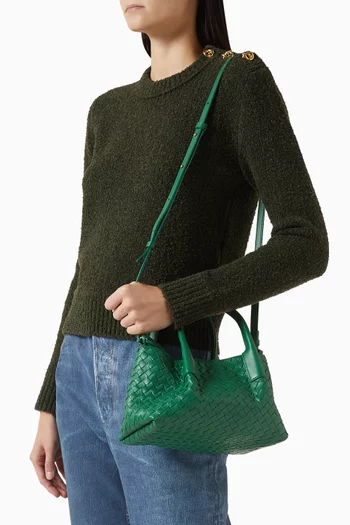 حقيبة بيناكوتيكا صغيرة جلد مجدول