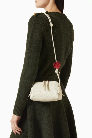 Concert Pouch in Intrecciato Leather