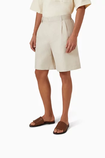 Elio Mule Sandals in Intrecciato Leather