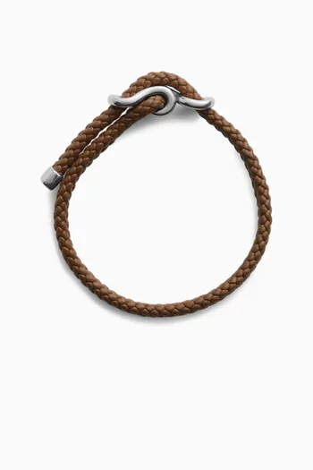 Braided Bracelet in Leather