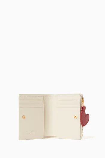 Small Bifold Wallet in Intrecciato Leather