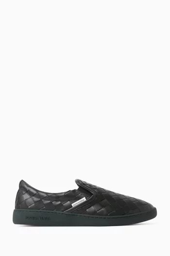 Sawyer Sneakers in Intrecciato Leather