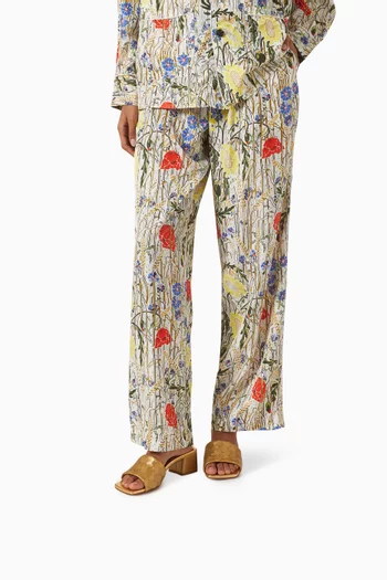 Parco 40 Mules in Intrecciato Lamina Leather