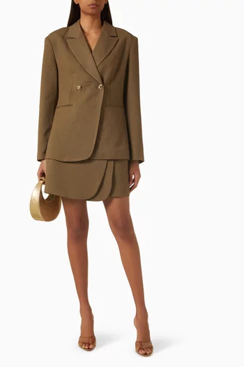 Yasrana Double-breasted Blazer