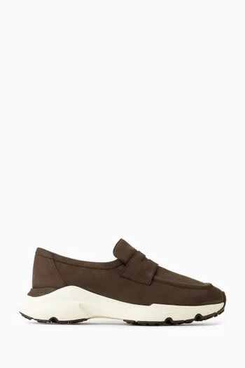 Sporty Loafers in Nubuck