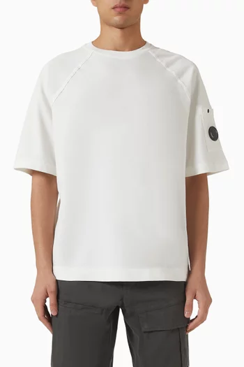 Short Sleeve Sweatshirt in Light Fleece