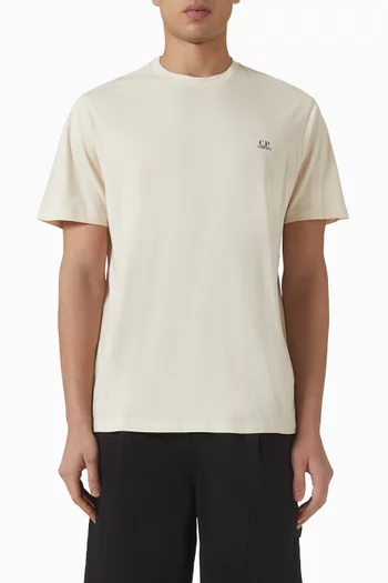 تي شيرت مزين بنظارة قطن 30/1