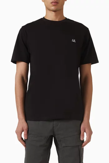 تي شيرت مزين بنظارة قطن 30/1