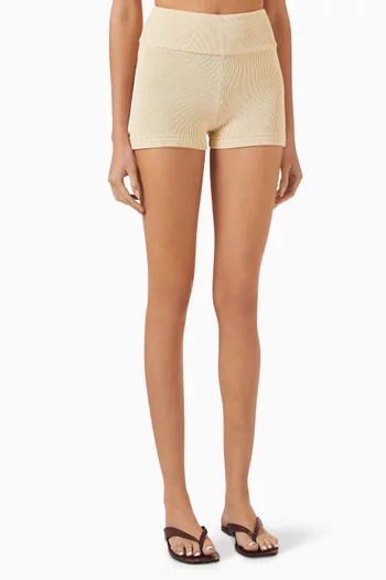 Sol Knit Shorts in Viscose Blend