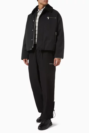 Padded Box Jacket in Nylon