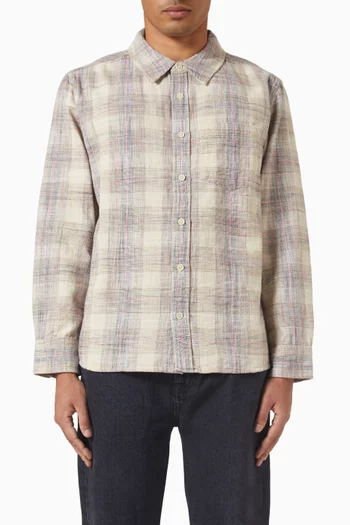 Rosewood Plaid Shirt in Cotton