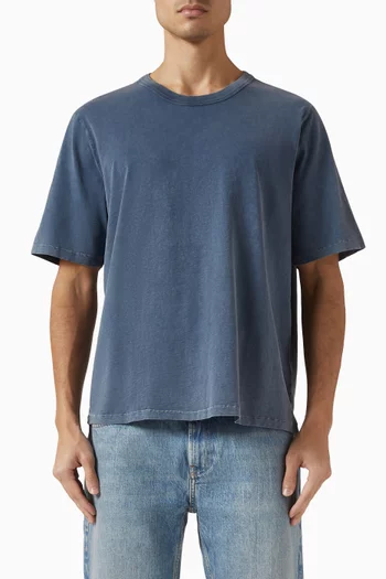 تي شيرت بارز الملمس قطن